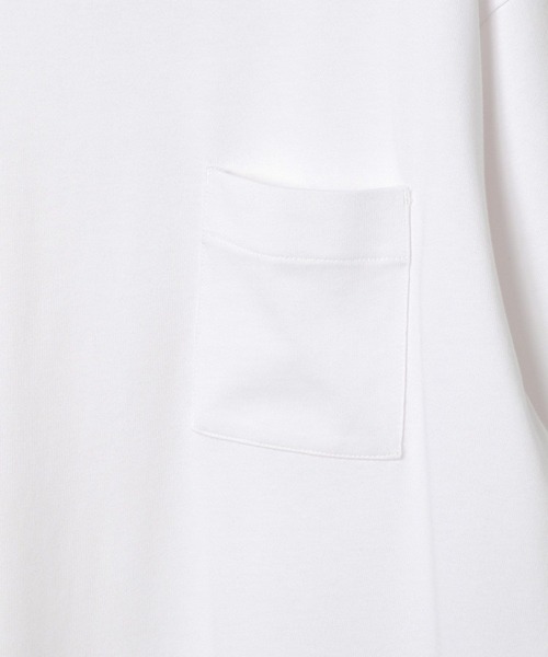 GLOBAL WORK（グローバルワーク）の「フローズンTシャツ/ステッチ/575776（Tシャツ/カットソー・メンズ・ブルー/グレイッシュベージュ/ホワイト/ブラック・LARGE/SMALL/X-LARGE/MEDIUM）」の9枚目の写真