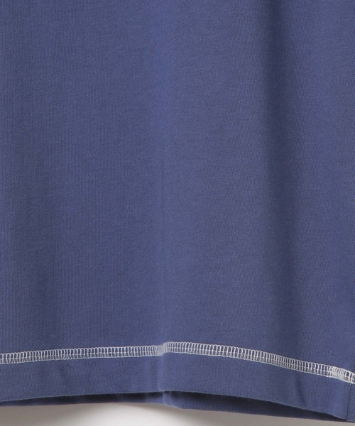 GLOBAL WORK（グローバルワーク）の「フローズンTシャツ/ステッチ/575776（Tシャツ/カットソー・メンズ・ブルー/グレイッシュベージュ/ホワイト/ブラック・LARGE/SMALL/X-LARGE/MEDIUM）」の14枚目の写真