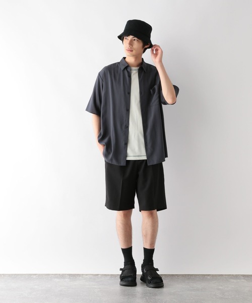 GLOBAL WORK（グローバルワーク）の「フローズンTシャツ/ステッチ/575776（Tシャツ/カットソー・メンズ・ブルー/グレイッシュベージュ/ホワイト/ブラック・LARGE/SMALL/X-LARGE/MEDIUM）」の15枚目の写真