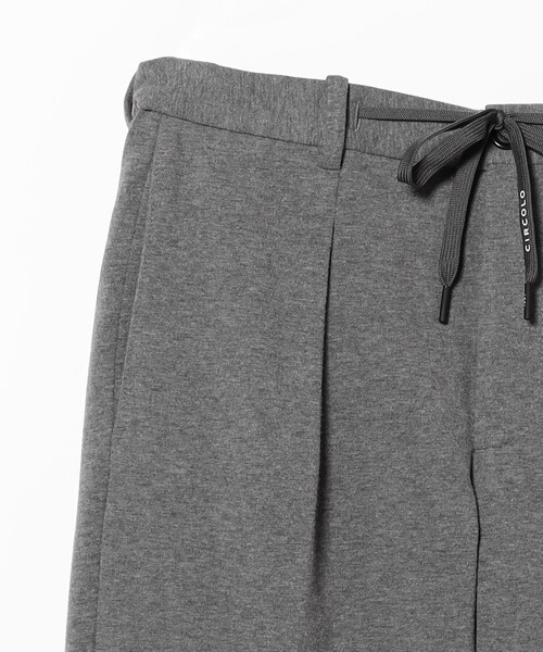 BRILLA per il gusto（ブリッラペルイルグースト）の「【別注】CIRCOLO1901 / NEW ジャージ ソリッド 1プリーツ ドローコード パンツ（その他パンツ・メンズ・ブラック系その他3/ブラック/ネイビー・42/44/46/48/52/50）」の14枚目の写真