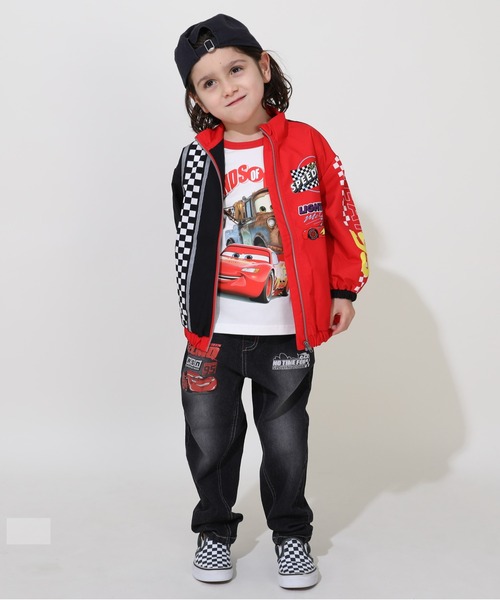 Disney（ディズニー）の「ディズニー カーズ ブラックデニムロングパンツ 0719K（デニムパンツ・キッズ・レッド系9・100cm/110cm/120cm/130cm/90cm）」の8枚目の写真