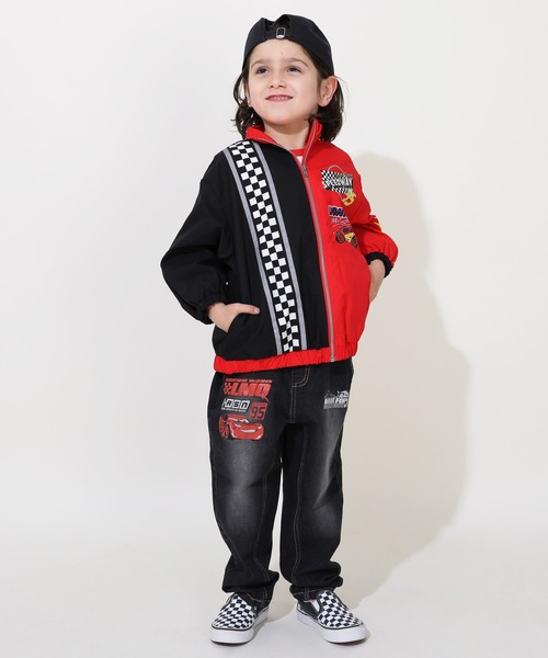 Disney（ディズニー）の「ディズニー カーズ ブラックデニムロングパンツ 0719K（デニムパンツ・キッズ・レッド系9・100cm/110cm/120cm/130cm/90cm）」の6枚目の写真