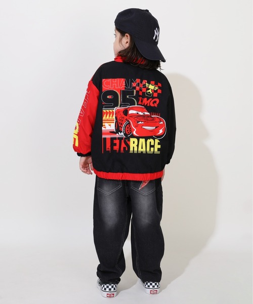 Disney（ディズニー）の「ディズニー カーズ ブラックデニムロングパンツ 0719K（デニムパンツ・キッズ・レッド系9・100cm/110cm/120cm/130cm/90cm）」の7枚目の写真