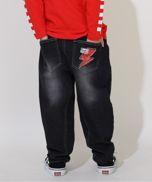 Disney（ディズニー）の「ディズニー カーズ ブラックデニムロングパンツ 0719K（デニムパンツ・キッズ・レッド系9・100cm/110cm/120cm/130cm/90cm）」の5枚目の写真