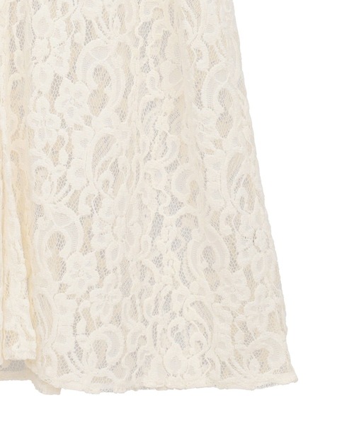 earth music&ecology（アースミュージックアンドエコロジー）の「起毛レースレイヤードキャミワンピース（ワンピース・レディース・ブラック/アイボリー・FREE）」の21枚目の写真