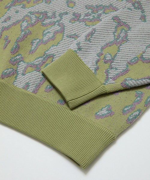 BAL（バル）の「JACQUARD PATTERN CREWNECK SWEATER（ニット/セーター・メンズ・セージグリーン/ブラウン/ブラック・3/2/1）」の14枚目の写真