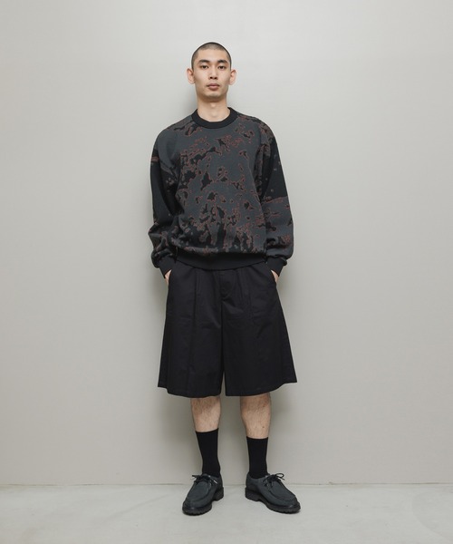 BAL（バル）の「JACQUARD PATTERN CREWNECK SWEATER（ニット/セーター・メンズ・セージグリーン/ブラウン/ブラック・3/2/1）」の17枚目の写真