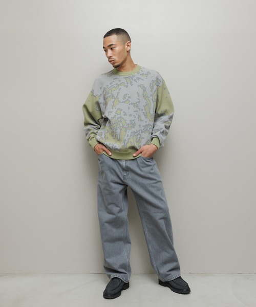 BAL（バル）の「JACQUARD PATTERN CREWNECK SWEATER（ニット/セーター・メンズ・セージグリーン/ブラウン/ブラック・3/2/1）」の20枚目の写真