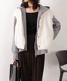 emesuelee（エメスーリー）の「ショート丈 ノーカラーベスト 中綿（その他アウター）」