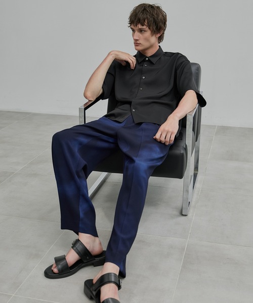 セール】COLD DRY GRADATION PLEATS 2タックイージーパンツ