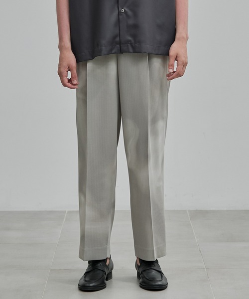 セール】COLD DRY GRADATION PLEATS 2タックイージーパンツ