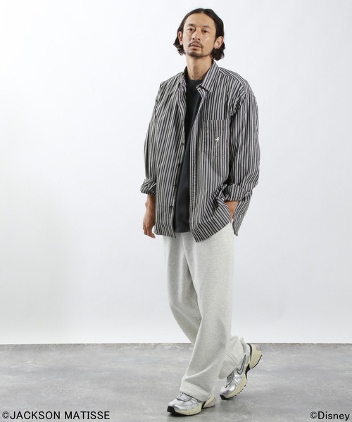 JACKSON MATISSE（ジャクソンマティス）の「【JACKSON MATISSE/BAYFLOW】「ミッキーマウス」デザインシャツ（シャツ/ブラウス・メンズ・ブラック/ブルー・MEDIUM/LARGE）」の3枚目の写真