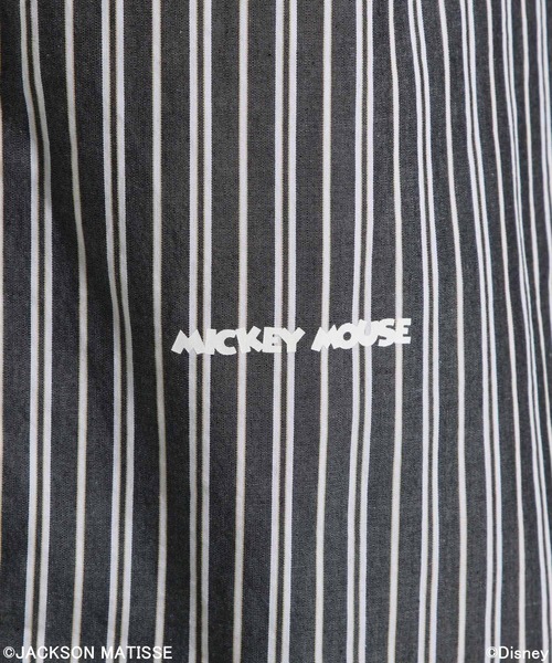 JACKSON MATISSE（ジャクソンマティス）の「【JACKSON MATISSE/BAYFLOW】「ミッキーマウス」デザインシャツ（シャツ/ブラウス・メンズ・ブラック/ブルー・MEDIUM/LARGE）」の5枚目の写真