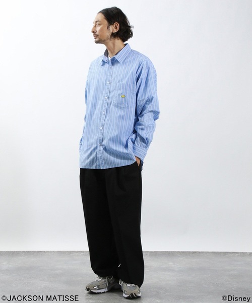 JACKSON MATISSE（ジャクソンマティス）の「【JACKSON MATISSE/BAYFLOW】「ミッキーマウス」デザインシャツ（シャツ/ブラウス・メンズ・ブラック/ブルー・MEDIUM/LARGE）」の6枚目の写真