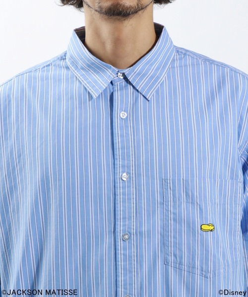 JACKSON MATISSE（ジャクソンマティス）の「【JACKSON MATISSE/BAYFLOW】「ミッキーマウス」デザインシャツ（シャツ/ブラウス・メンズ・ブラック/ブルー・MEDIUM/LARGE）」の12枚目の写真