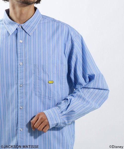JACKSON MATISSE（ジャクソンマティス）の「【JACKSON MATISSE/BAYFLOW】「ミッキーマウス」デザインシャツ（シャツ/ブラウス・メンズ・ブラック/ブルー・MEDIUM/LARGE）」の13枚目の写真