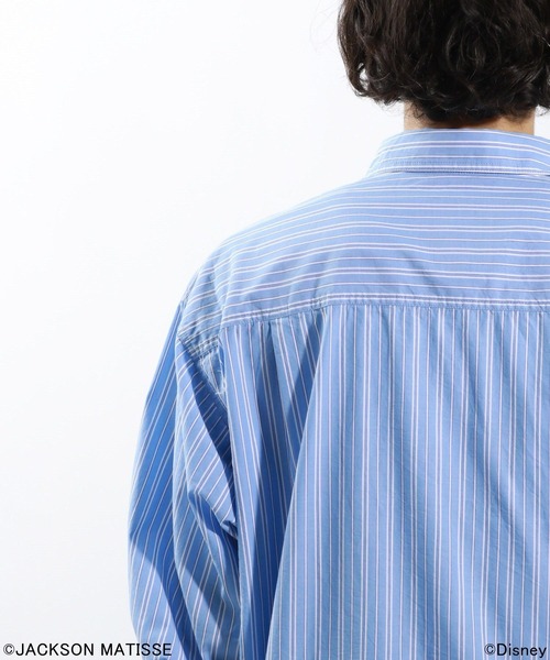 JACKSON MATISSE（ジャクソンマティス）の「【JACKSON MATISSE/BAYFLOW】「ミッキーマウス」デザインシャツ（シャツ/ブラウス・メンズ・ブラック/ブルー・MEDIUM/LARGE）」の14枚目の写真