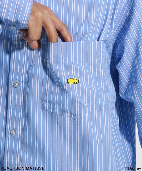 JACKSON MATISSE（ジャクソンマティス）の「【JACKSON MATISSE/BAYFLOW】「ミッキーマウス」デザインシャツ（シャツ/ブラウス・メンズ・ブラック/ブルー・MEDIUM/LARGE）」の15枚目の写真