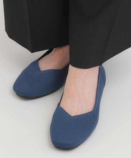 SHOO・LA・RUE（シューラルー）の「【22.5cm-24.5cm】洗えてさらさらニットパンプス（パンプス・レディース・ベージュ系その他6/ブルー/ブラック系3/レッド系1/ブラック・25/35/45）」の12枚目の写真