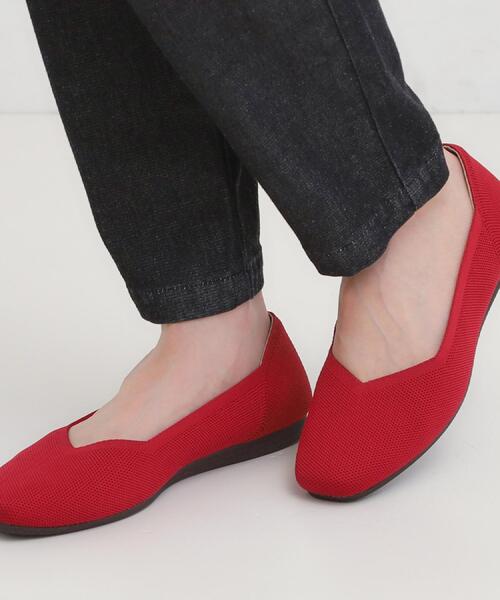 SHOO・LA・RUE（シューラルー）の「【22.5cm-24.5cm】洗えてさらさらニットパンプス（パンプス・レディース・ベージュ系その他6/ブルー/ブラック系3/レッド系1/ブラック・25/35/45）」の20枚目の写真