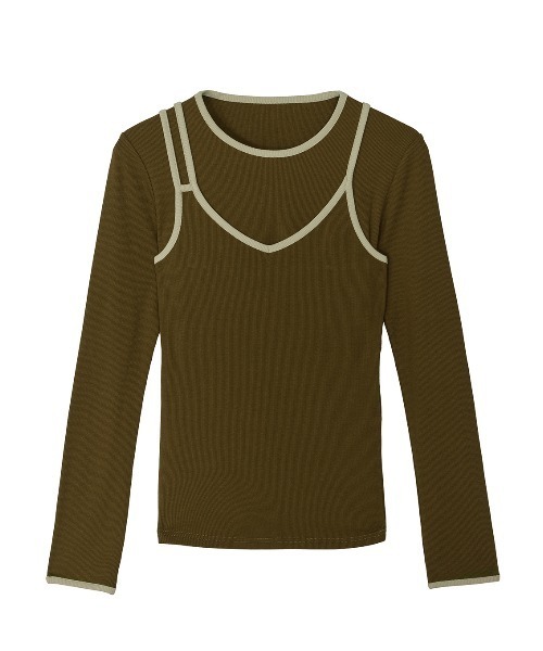 Ameri(アメリ)の「COLOR SCHEME SET TOP(その他トップス・レディース・アイボリー/ブラック/カーキ・FREE)」の19枚目の写真