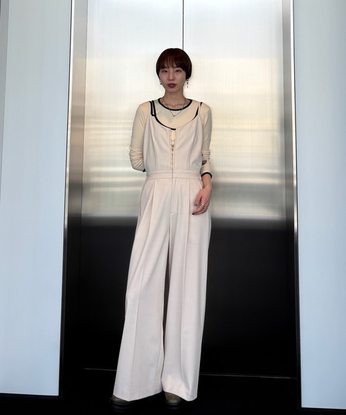 Ameri(アメリ)の「COLOR SCHEME SET TOP(その他トップス・レディース・アイボリー/ブラック/カーキ・FREE)」の6枚目の写真