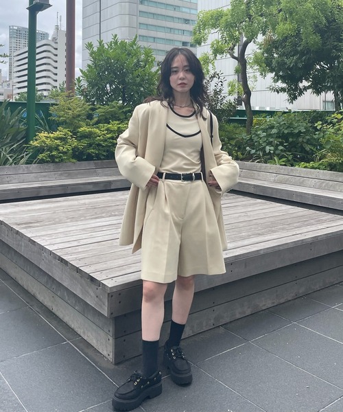 Ameri(アメリ)の「COLOR SCHEME SET TOP(その他トップス・レディース・アイボリー/ブラック/カーキ・FREE)」の9枚目の写真