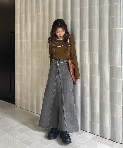 Ameri(アメリ)の「COLOR SCHEME SET TOP(その他トップス・レディース・アイボリー/ブラック/カーキ・FREE)」の15枚目の写真