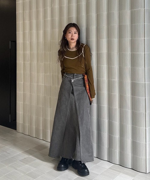 Ameri(アメリ)の「COLOR SCHEME SET TOP(その他トップス・レディース・アイボリー/ブラック/カーキ・FREE)」の16枚目の写真