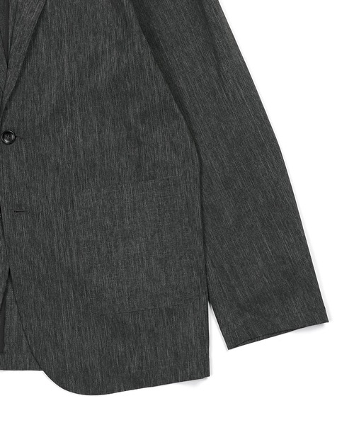 The DUFFER of ST.GEORGE(ザダファーオブセントジョージ)の「SETUP DOT MESH JACKET:ドットメッシュ調 セットアップジャケット(テーラードジャケット・メンズ・ネイビー/チャコールグレー・X-LARGE/LARGE/MEDIUM)」の13枚目の写真