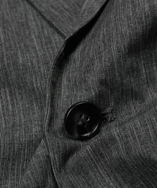 The DUFFER of ST.GEORGE(ザダファーオブセントジョージ)の「SETUP DOT MESH JACKET:ドットメッシュ調 セットアップジャケット(テーラードジャケット・メンズ・ネイビー/チャコールグレー・X-LARGE/LARGE/MEDIUM)」の14枚目の写真