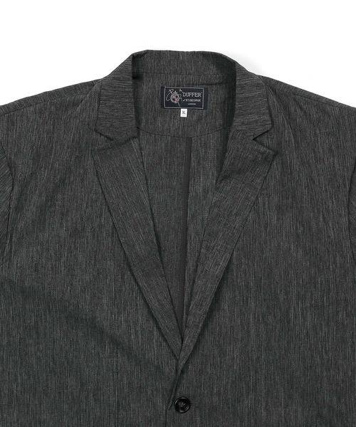 The DUFFER of ST.GEORGE(ザダファーオブセントジョージ)の「SETUP DOT MESH JACKET:ドットメッシュ調 セットアップジャケット(テーラードジャケット・メンズ・ネイビー/チャコールグレー・X-LARGE/LARGE/MEDIUM)」の11枚目の写真