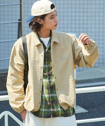 Stone  04s シャツジャケット　ベージュ　ブルゾン STONE ISLAND(ストーンアイランド) 23AW GARMENT DYED CRINKLE