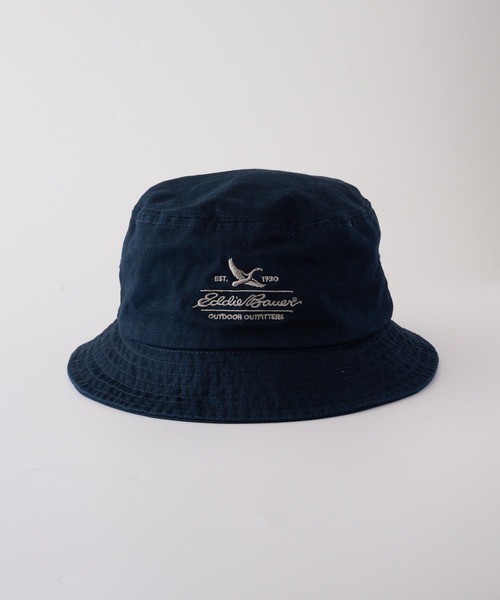 Eddie Bauer(エディーバウアー)の「コットンツイル ロゴ バケットハット(ハット・メンズ・ネイビー/ベージュ/ブラック/サファリグリーン/ブラウン/ピンク・F)」の19枚目の写真