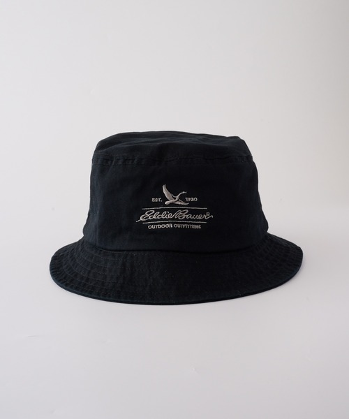 Eddie Bauer(エディーバウアー)の「コットンツイル ロゴ バケットハット(ハット・メンズ・ネイビー/ベージュ/ブラック/サファリグリーン/ブラウン/ピンク・F)」の21枚目の写真