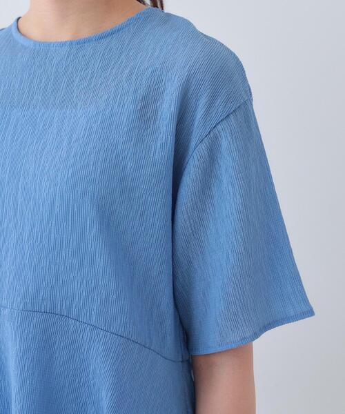 INDIVI(インディヴィ)の「【洗える】ペプラムトップス(Tシャツ/カットソー・レディース・サックスブルー/ブラック/オフホワイト・05/13/15 /38)」の20枚目の写真