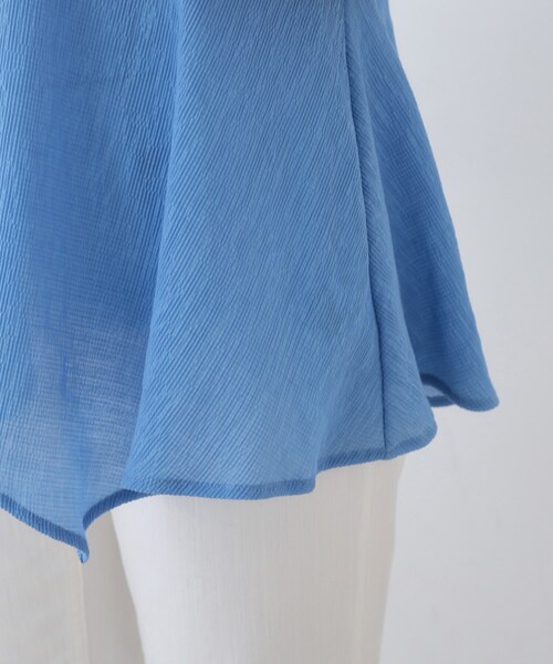 INDIVI(インディヴィ)の「【洗える】ペプラムトップス(Tシャツ/カットソー・レディース・サックスブルー/ブラック/オフホワイト・05/13/15 /38)」の13枚目の写真