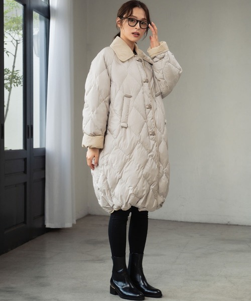 セール】【2025AW】【高品質ダウン90％】2WAY ステンカラー