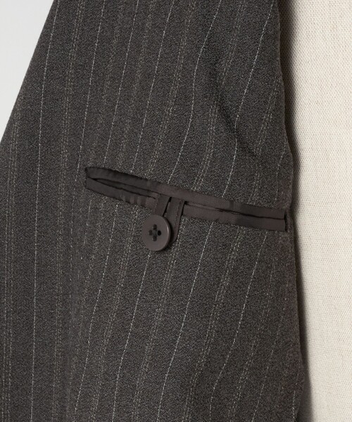 UNITED ARROWS（ユナイテッドアローズ）の「MARZOTTO/アムンゼン ４ボタン ダブル テーラードジャケット R-MODEL（セットアップ・メンズ・モカ・46/50/48）」の15枚目の写真