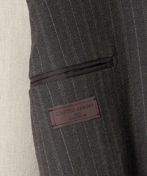 UNITED ARROWS（ユナイテッドアローズ）の「MARZOTTO/アムンゼン ４ボタン ダブル テーラードジャケット R-MODEL（セットアップ・メンズ・モカ・46/50/48）」の18枚目の写真