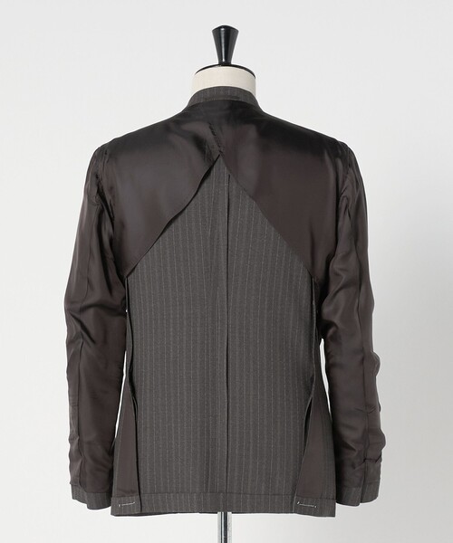 UNITED ARROWS（ユナイテッドアローズ）の「MARZOTTO/アムンゼン ４ボタン ダブル テーラードジャケット R-MODEL（セットアップ・メンズ・モカ・46/50/48）」の20枚目の写真