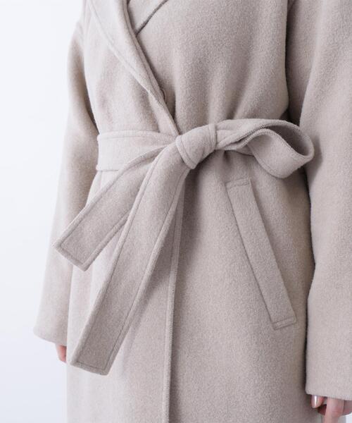 NATURAL BEAUTY BASIC（ナチュラルビューティーベーシック）の「◇フーデッドロングコート（その他アウター・レディース・ベージュ/ネイビー/グレー系その他・SMALL/MEDIUM/P/S）」の15枚目の写真