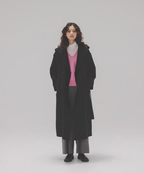 NATURAL BEAUTY BASIC（ナチュラルビューティーベーシック）の「◇フーデッドロングコート（その他アウター・レディース・ベージュ/ネイビー/グレー系その他・SMALL/MEDIUM/P/S）」の19枚目の写真