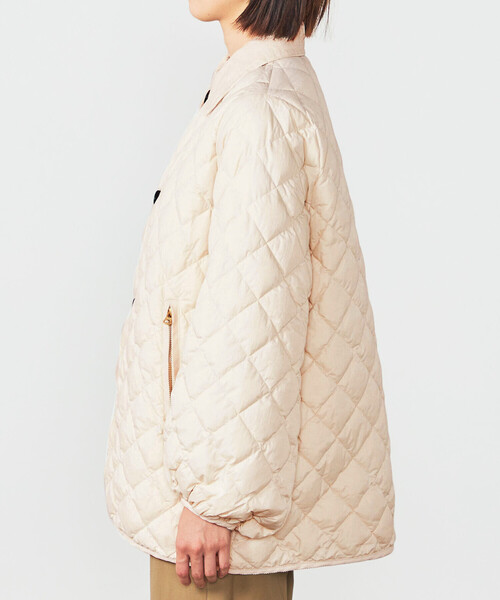 GYMPHLEX(ジムフレックス)の「Gymphlex | キルトダウンパフスリーブミドルコート SOLID WOMEN(その他アウター・レディース・アイボリー・12)」の10枚目の写真
