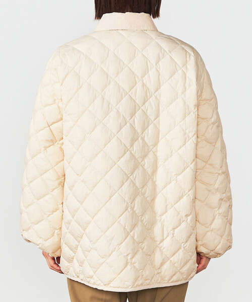 GYMPHLEX(ジムフレックス)の「Gymphlex | キルトダウンパフスリーブミドルコート SOLID WOMEN(その他アウター・レディース・アイボリー・12)」の11枚目の写真
