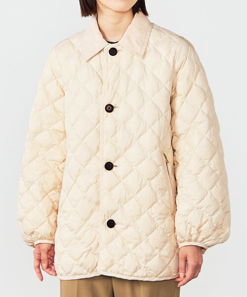 GYMPHLEX(ジムフレックス)の「Gymphlex | キルトダウンパフスリーブミドルコート SOLID WOMEN(その他アウター・レディース・アイボリー・12)」の8枚目の写真