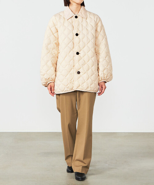 GYMPHLEX(ジムフレックス)の「Gymphlex | キルトダウンパフスリーブミドルコート SOLID WOMEN(その他アウター・レディース・アイボリー・12)」の7枚目の写真