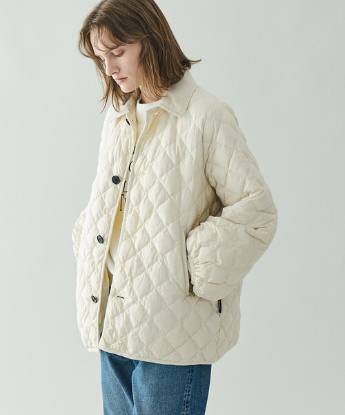 Gymphlex | キルトダウンパフスリーブミドルコート SOLID WOMEN