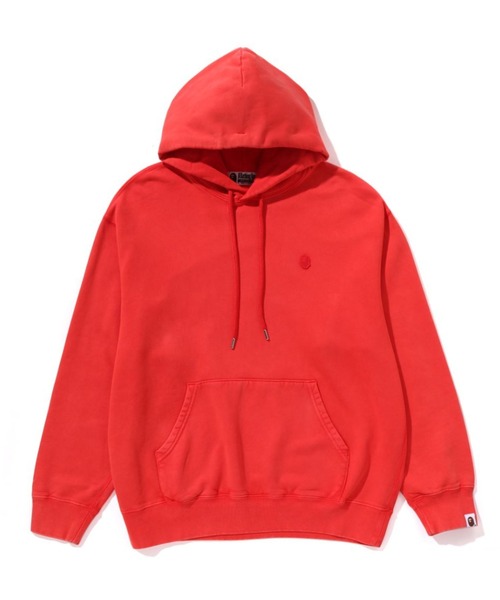 GARMENT DYE ONE POINT RELAXED FIT PULLOVER HOODIE（パーカー）｜A