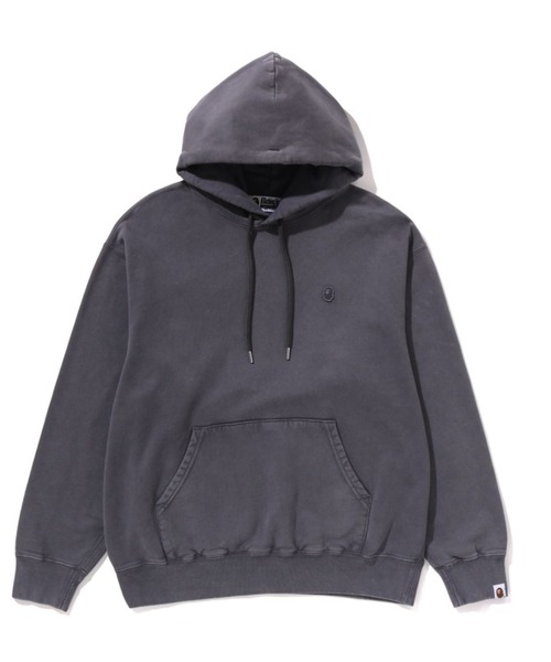 GARMENT DYE ONE POINT RELAXED FIT PULLOVER HOODIE（パーカー）｜A
